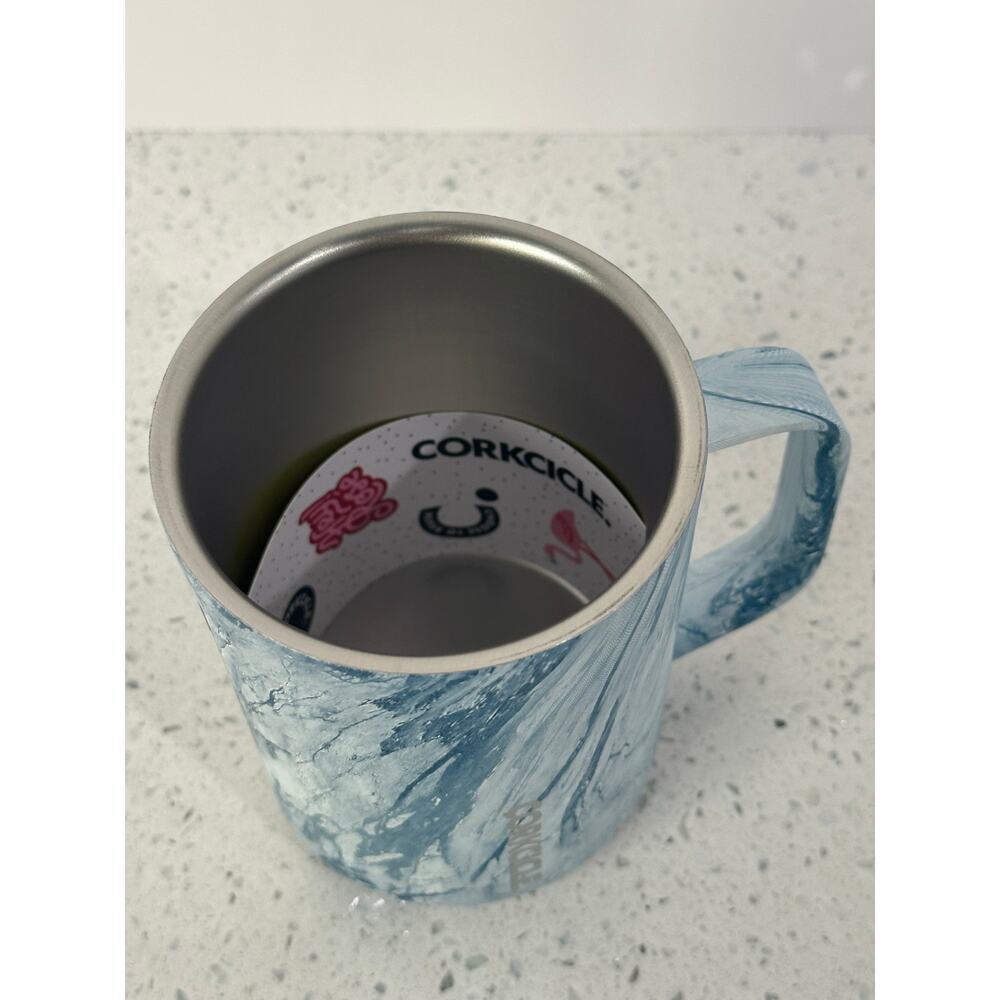 Corkcicle 16oz Blue Marble Mug¿ - Picture 3 of 7